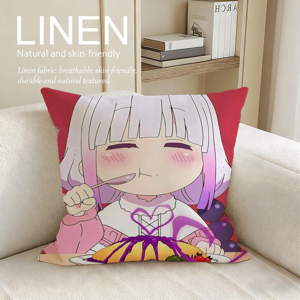 Miss Kobayashis Dragon Maid Cushion Cover Linen Decorative Pillowcase Set Pcs x Breathable Washable Sofa Cushion Cover 30X30cm
Miss Kobayashis Dragon Maid Cushion Cover Linen Decorative Pillowcase Set Pcs x Breathable Washable Sofa Cushion Cover 30X30cm