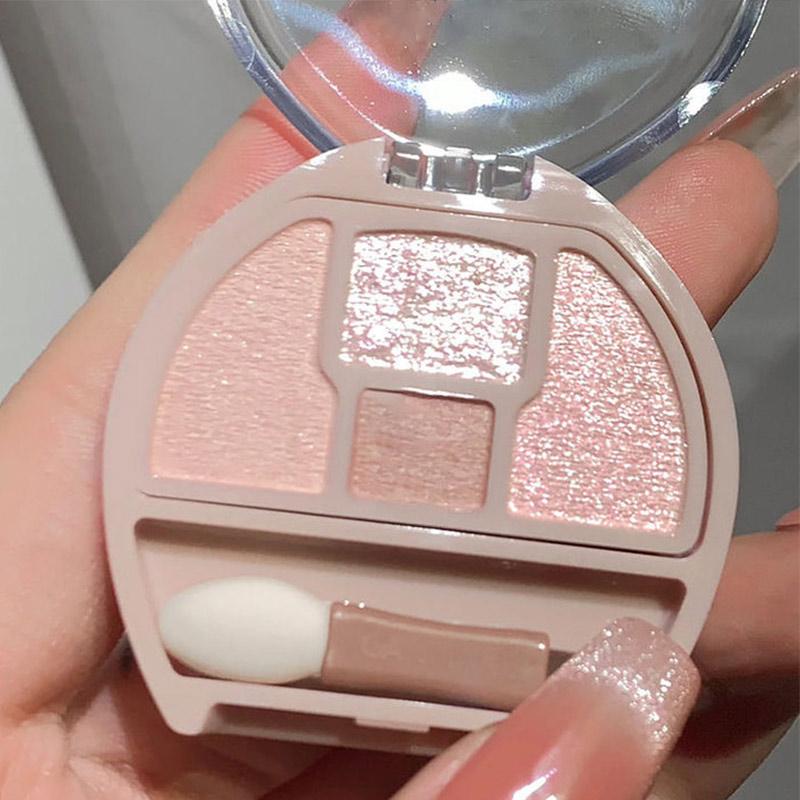 Four-color Eye Shadow Powder Palette Shimmering Glitter Natural Eyelid Silkworm Contour Shadow Natural Tone Pink Eyeliner Makeup
Four-color Eye Shadow Powder Palette Shimmering Glitter Natural Eyelid Silkworm Contour Shadow Natural Tone Pink Eyeliner Makeup