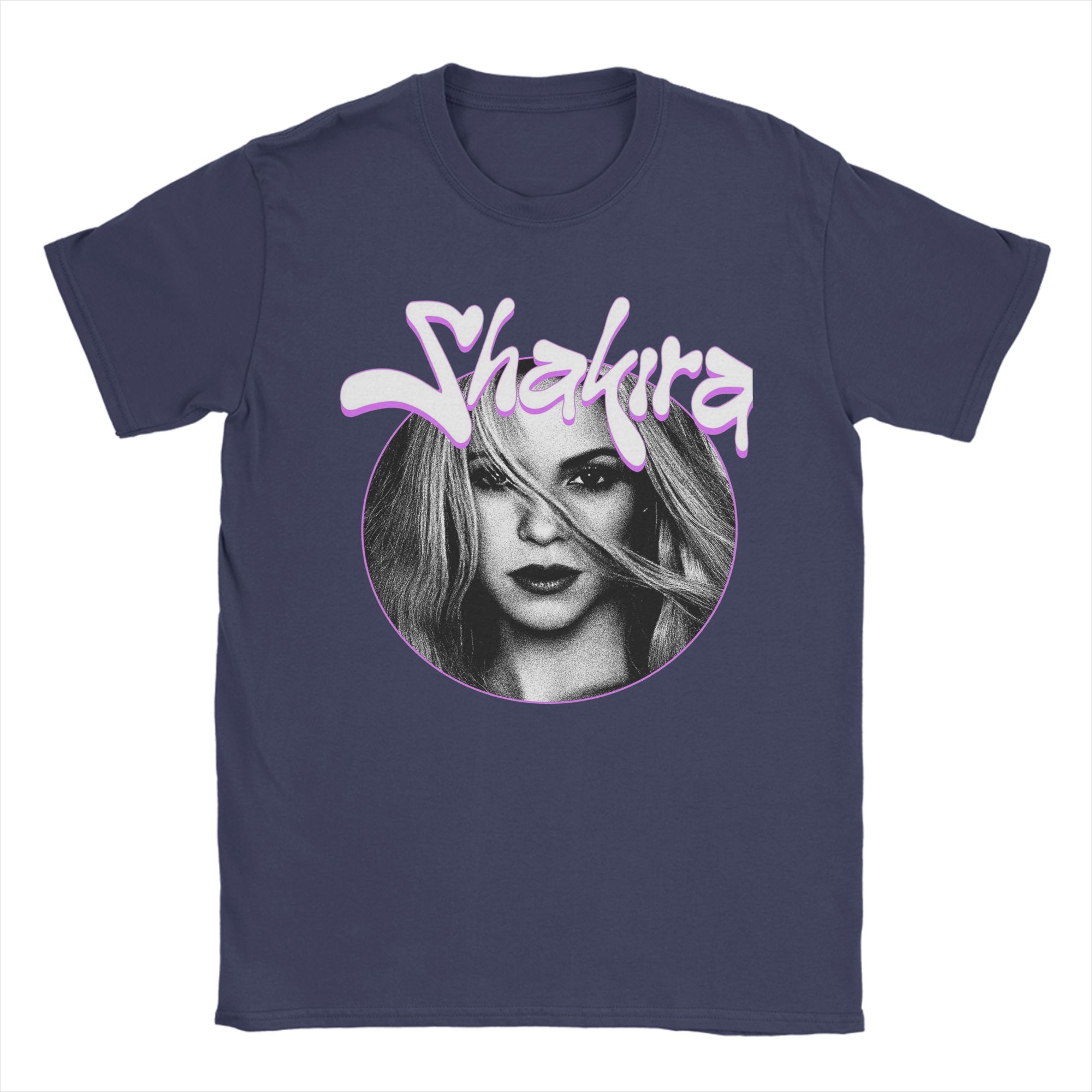 Singer Shakira TShirts for Unisex Vintage Cotton Tees O Neck Short Sleeve T Shirt Party Clothes 4XL
Singer Shakira TShirts for Unisex Vintage Cotton Tees O Neck Short Sleeve T Shirt Party Clothes 4XL