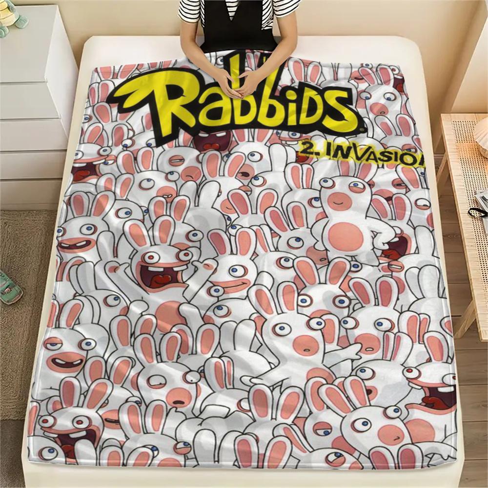 1PC Raving Rabbids Print Flannel Blanket, High quality Comfortable for All Seasons, Home Decor, Warmth and Comfort, Perfect for Christmas Gifts128 80cm x 120cm
1PC Raving Rabbids Print Flannel Blanket, High quality Comfortable for All Seasons, Home Decor, Warmth and Comfort, Perfect for Christmas Gifts128 80cm x 120cm