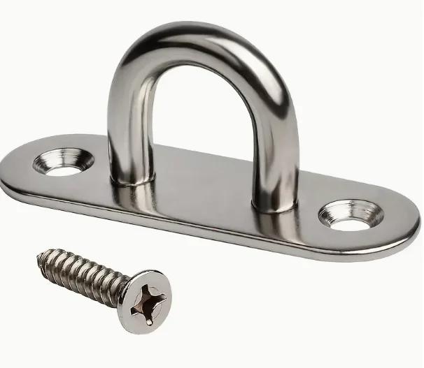 15pcs Oval Eye Board Marine Deck Buckle Staple Boat Shade Sail Mounting Fastening Set Marine Grade Stainless Steel
15pcs Oval Eye Board Marine Deck Buckle Staple Boat Shade Sail Mounting Fastening Set Marine Grade Stainless Steel