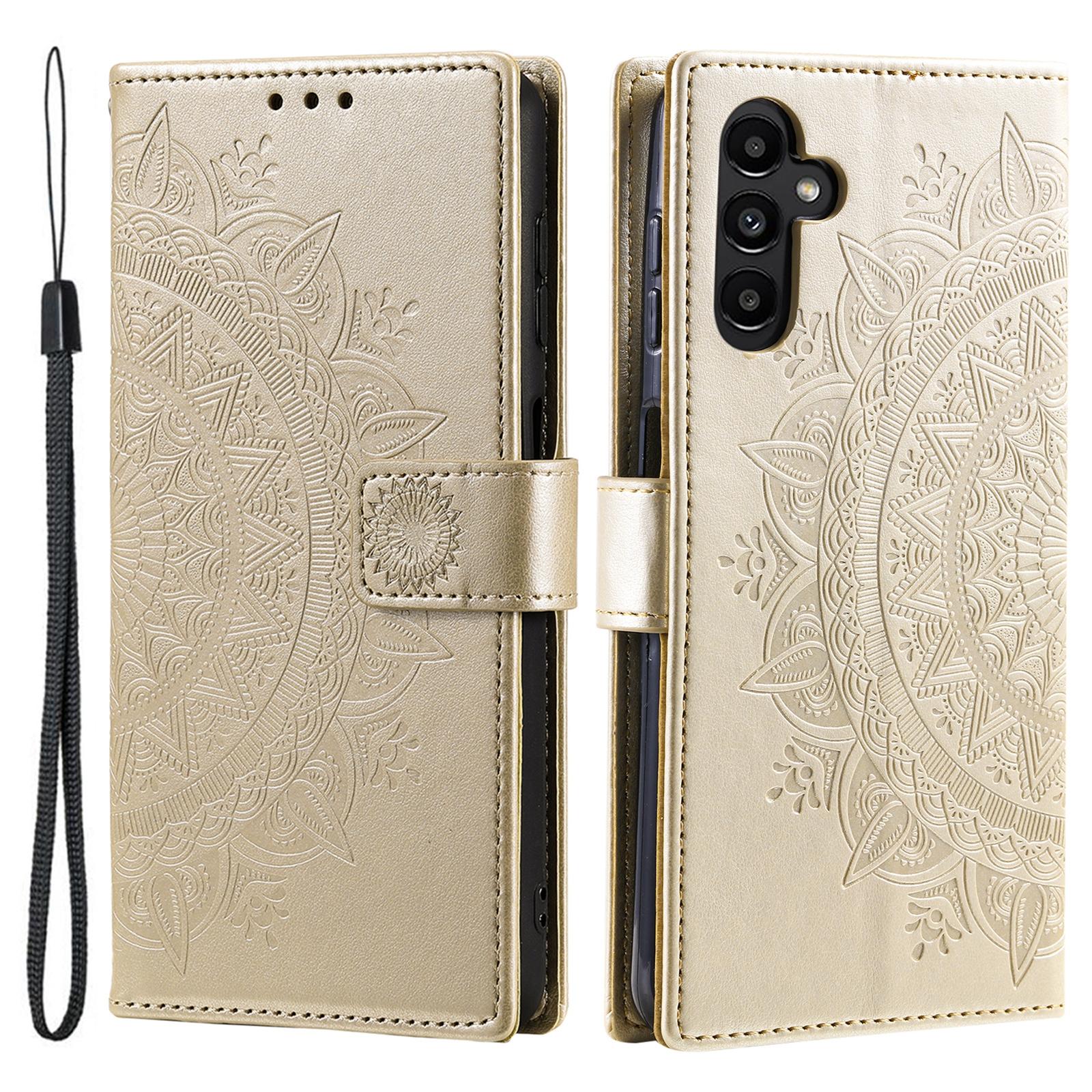 For Samsung Galaxy S25 Case Imprinted Totem PU Leather Wallet Stand Phone Cover Gold
For Samsung Galaxy S25 Case Imprinted Totem PU Leather Wallet Stand Phone Cover Gold