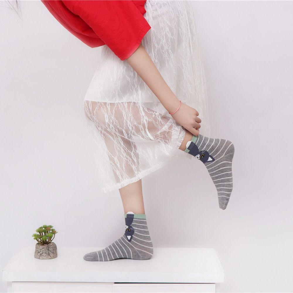 Cotton Cat Pattern Socks Korean Style Middle Tube Socks Kawaii Animal Socks Student
Cotton Cat Pattern Socks Korean Style Middle Tube Socks Kawaii Animal Socks Student