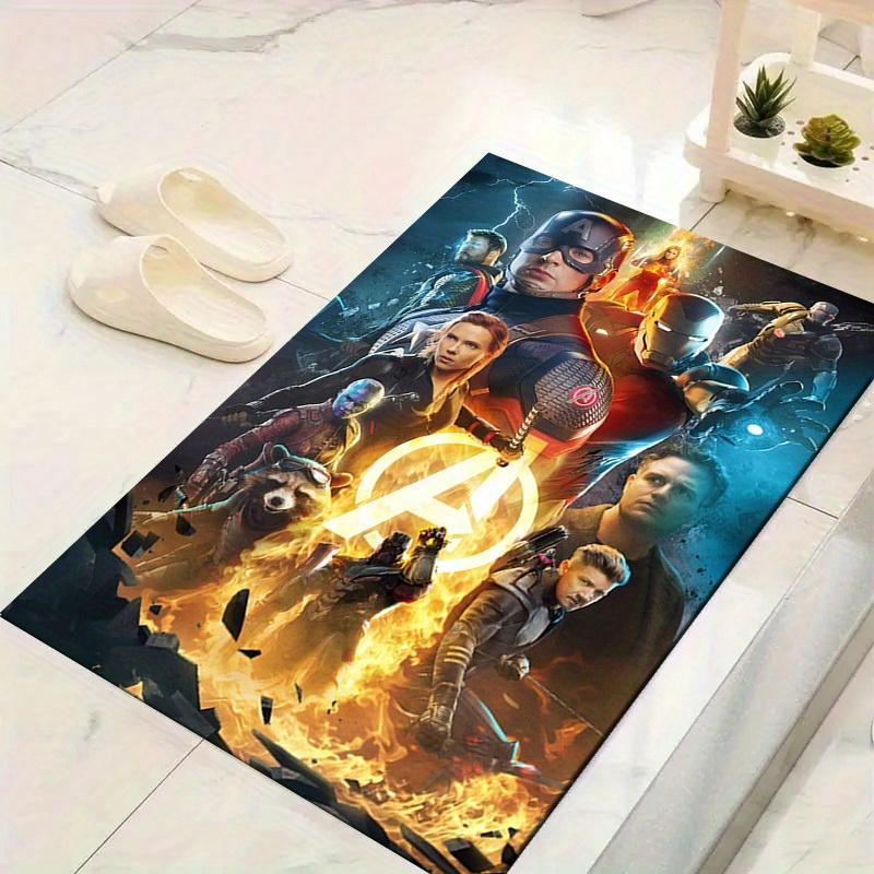 1 шт. Коврик для пола Marvel Мстители Супергерои, Нескользящий коврик, Дизайн с персонажами мультфильмов, Мягкий велюр, Декор для комнаты, Моющийся 60cm by 90cm
1 шт. Коврик для пола Marvel Мстители Супергерои, Нескользящий коврик, Дизайн с персонажами мультфильмов, Мягкий велюр, Декор для комнаты, Моющийся 60cm by 90cm