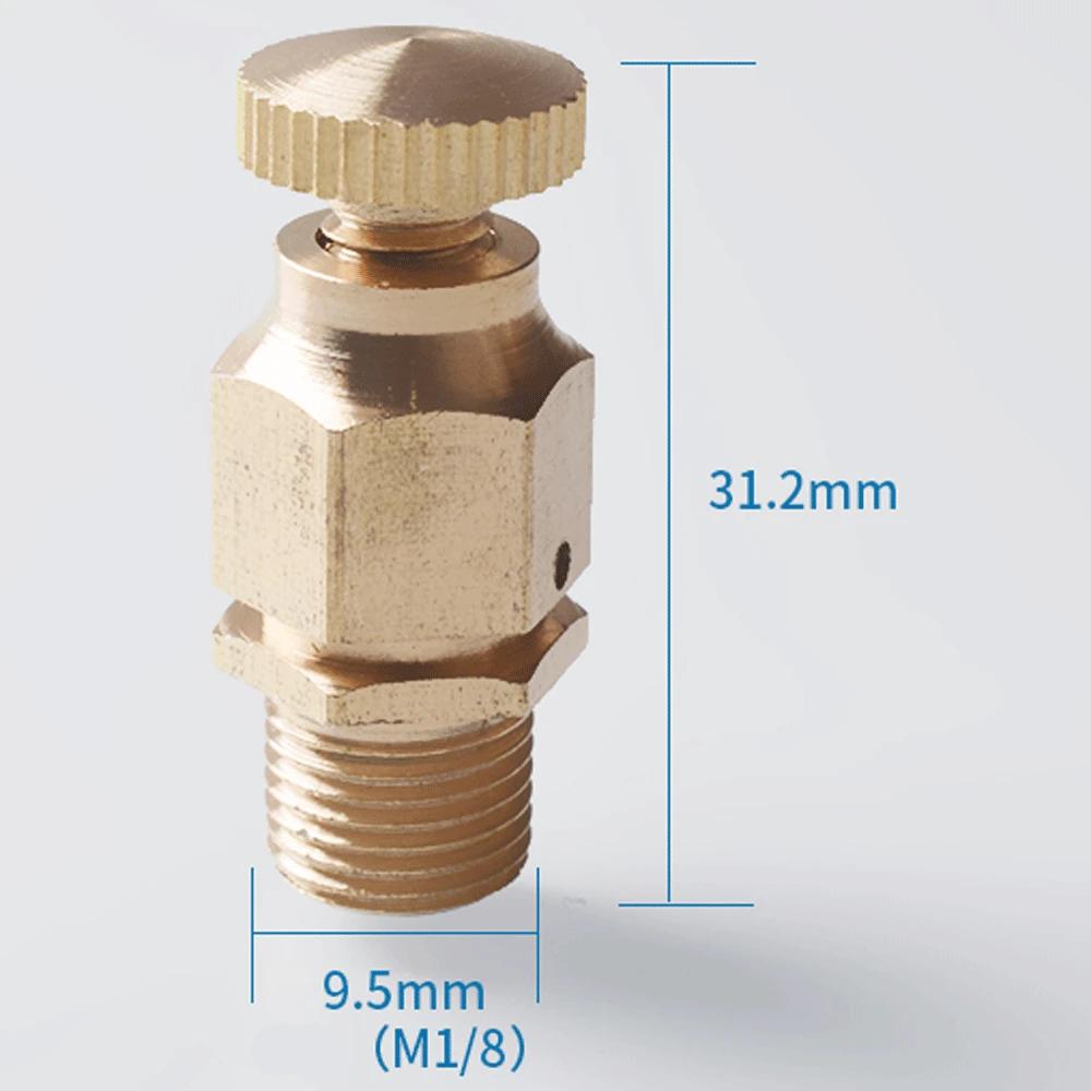 BSPP 1/8 1/4 3/8 1/2 BSPP Male Thread Manual Exhaust Valve Air Release Vent Safety Valve Nozzle Heating Ventilation Brass
BSPP 1/8 1/4 3/8 1/2 BSPP Male Thread Manual Exhaust Valve Air Release Vent Safety Valve Nozzle Heating Ventilation Brass