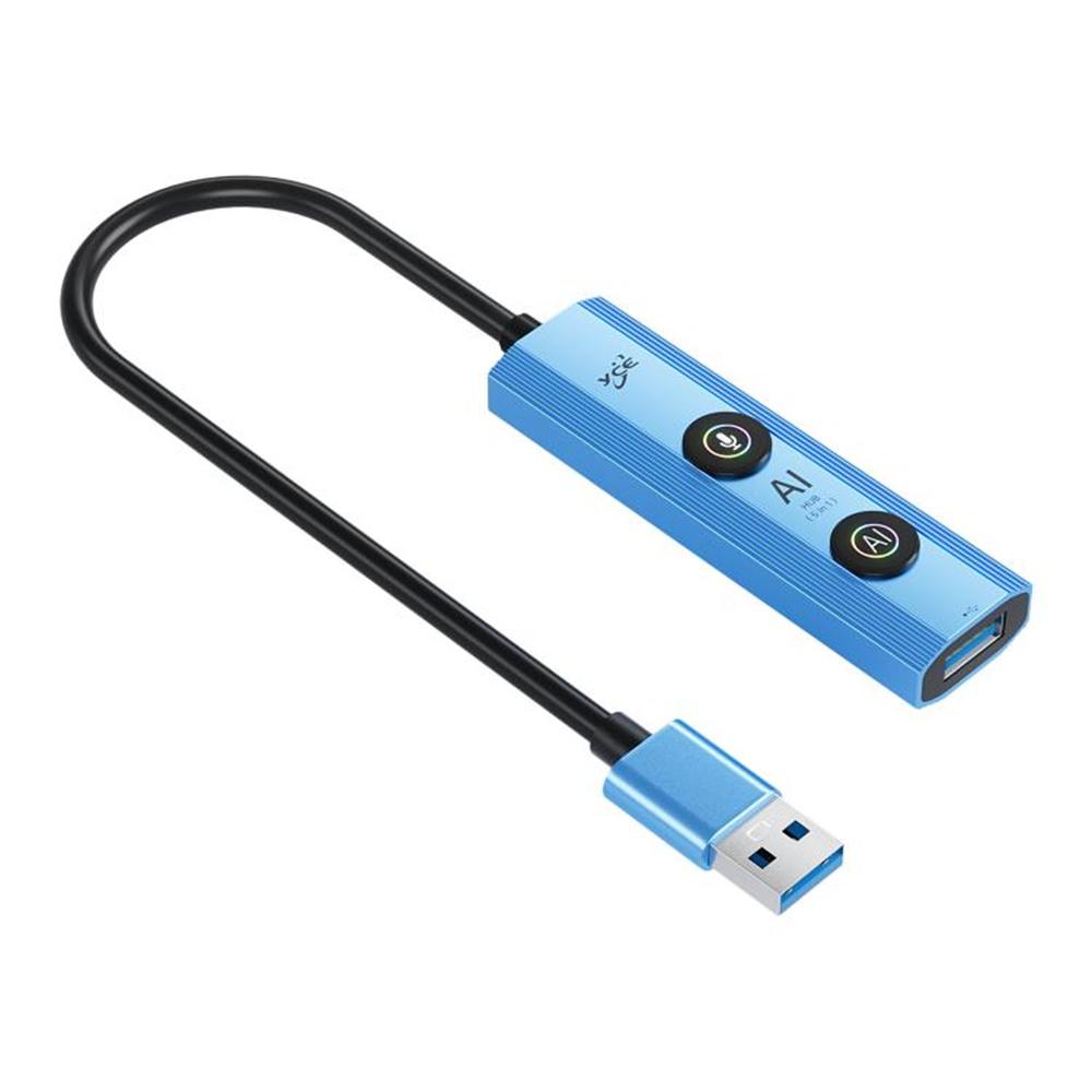 YCE V295A 5 in 1 USB3.0 Hub Aluminum Alloy Multi-Function AI Expansion Dock Blue
YCE V295A 5 in 1 USB3.0 Hub Aluminum Alloy Multi-Function AI Expansion Dock Blue