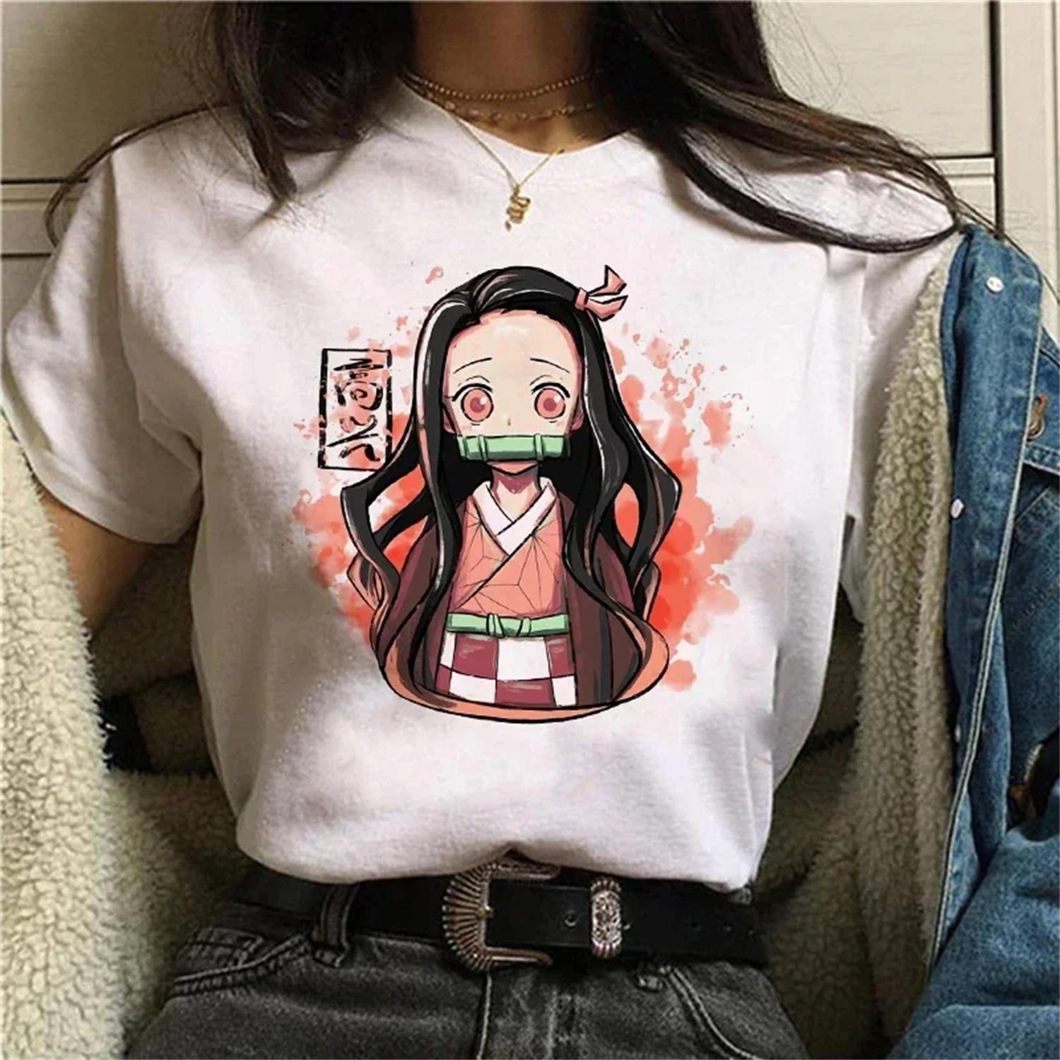 Футболка Demon Slayer Жіноча Kimetsu No Yaiba Футболка з Незуко Жіноча Танджіро Камадо Графічна футболка Японська аніме манга футболка XXXXXL білий
Футболка Demon Slayer Жіноча Kimetsu No Yaiba Футболка з Незуко Жіноча Танджіро Камадо Графічна футболка Японська аніме манга футболка XXXXXL білий