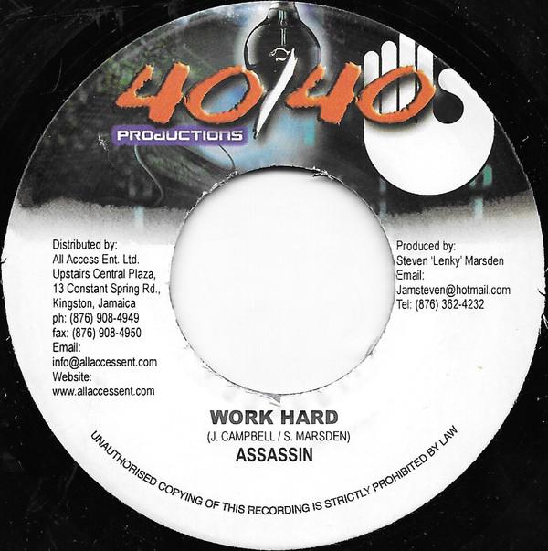 7inch Record ASSASSIN - Work Hard NONE 40/40 Productio 2006 Jamaica Reggae, Ska & Dub Used
7inch Record ASSASSIN - Work Hard NONE 40/40 Productio 2006 Jamaica Reggae, Ska & Dub Used