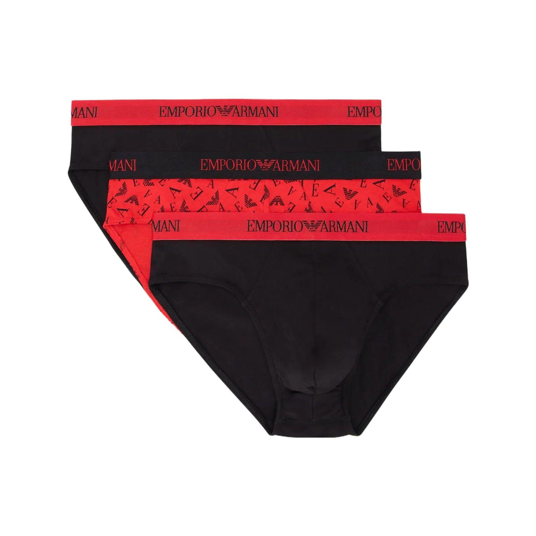 Emporio Armani Letter Print Elastic Waist Triangle Underwear 3-Pack Men underwear 111624-3F722-30021 L
Emporio Armani Letter Print Elastic Waist Triangle Underwear 3-Pack Men underwear 111624-3F722-30021 L
