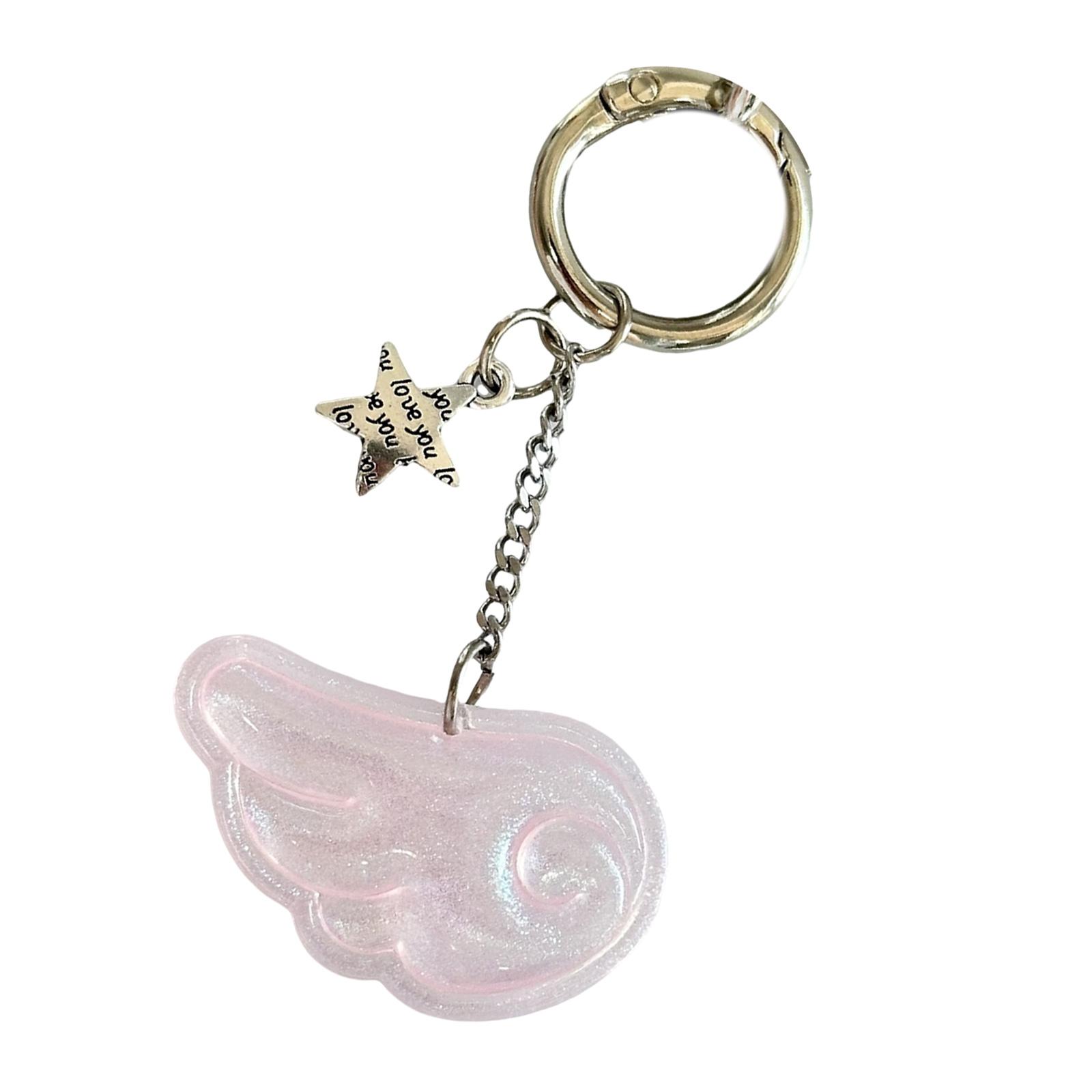 Fashionable Unisex Key Holder Angel Wing Keyring With Sparkling Star Accent Multifunctional For Backpacks Or Keys рожевий
Fashionable Unisex Key Holder Angel Wing Keyring With Sparkling Star Accent Multifunctional For Backpacks Or Keys рожевий