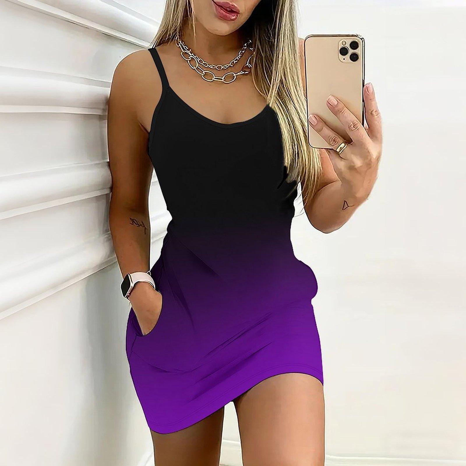 Summer New Retro Solid Color and Graffiti Pattern Print Sleeveless Bodycon Dress with Pockets Sexy Slim Fit Elegant Party Dress S чёрный
Summer New Retro Solid Color and Graffiti Pattern Print Sleeveless Bodycon Dress with Pockets Sexy Slim Fit Elegant Party Dress S чёрный