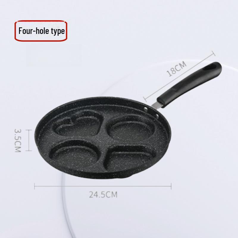 Универсальная антипригарная сковорода для омлета в форме сердца с четырьмя отверстиями Independent box. Four-hole type
Универсальная антипригарная сковорода для омлета в форме сердца с четырьмя отверстиями Independent box. Four-hole type
