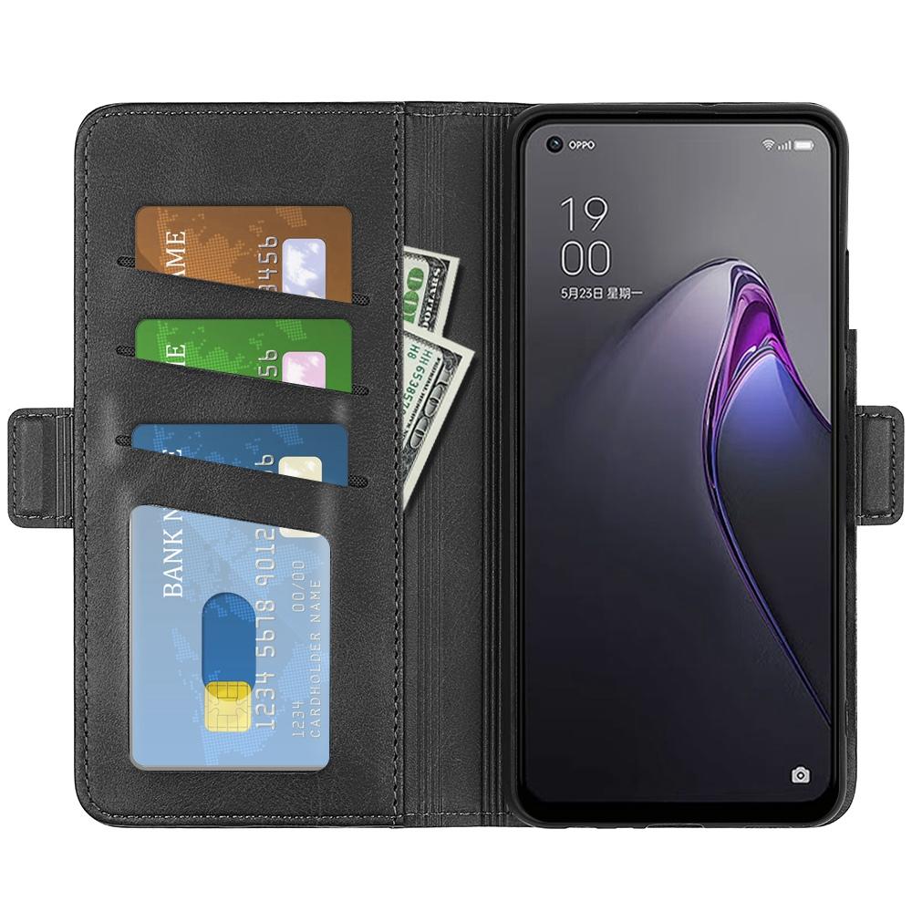 For Oppo Reno8 5G (Global Version)/Reno8 5G Folio Flip Magnetic Wear-resistant Phone Case Stand Shockproof PU Leather Wallet Style Protector Black
For Oppo Reno8 5G (Global Version)/Reno8 5G Folio Flip Magnetic Wear-resistant Phone Case Stand Shockproof PU Leather Wallet Style Protector Black