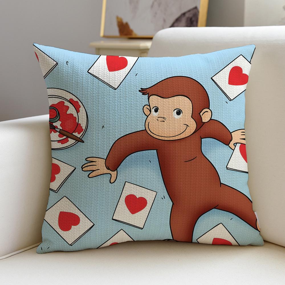 Curious CCurious GeorgeS Cushion Cover Breathable and skinfriendly linen pillowcase square removable and washable cushion 30X30cm
Curious CCurious GeorgeS Cushion Cover Breathable and skinfriendly linen pillowcase square removable and washable cushion 30X30cm