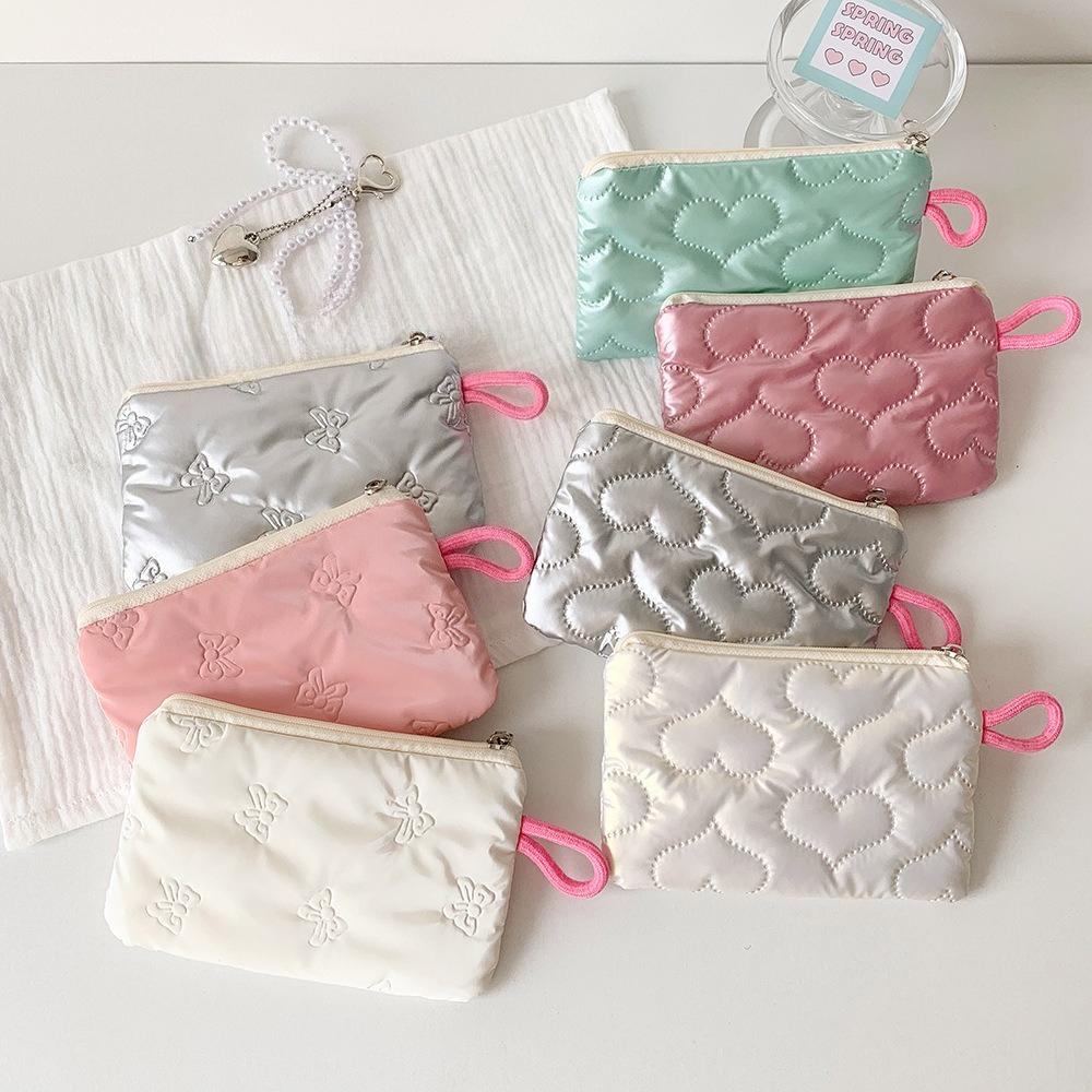 Cute Mini Makeup Bag with Bow Silver Zipper Women Cosmetic Coin Purse Wallet Organizer
Cute Mini Makeup Bag with Bow Silver Zipper Women Cosmetic Coin Purse Wallet Organizer