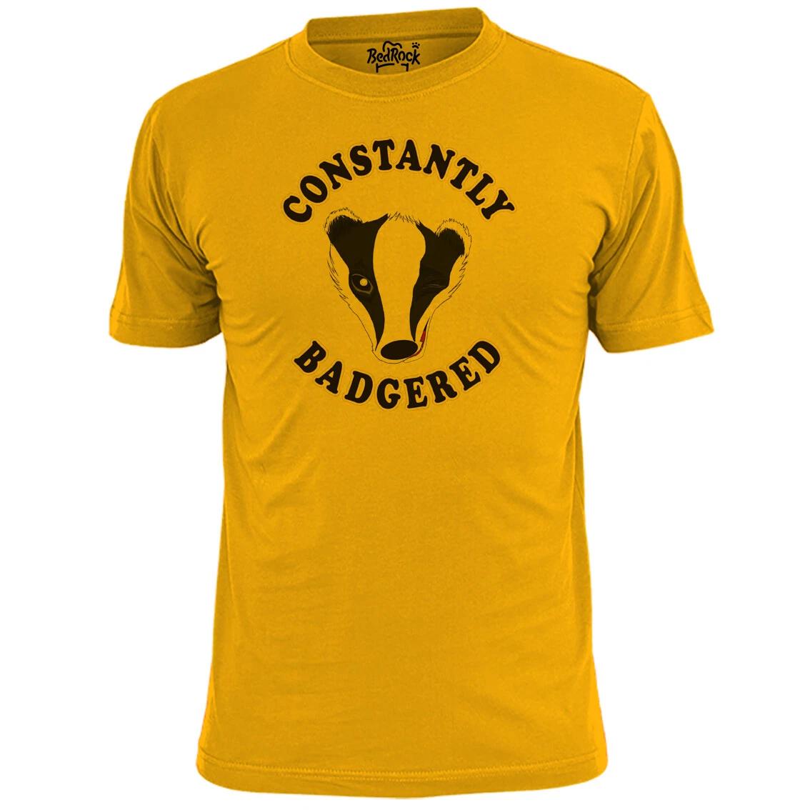 Mens Constantly Badgered Funny T shirt 3XL
Mens Constantly Badgered Funny T shirt 3XL