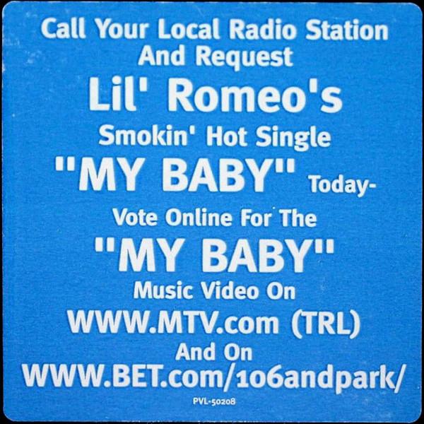 12inch Record LIL ROMEO - My Baby / Where They At PVL50208 Priority Record 2001 US Rap & Hip-Hop/R&B Used
12inch Record LIL ROMEO - My Baby / Where They At PVL50208 Priority Record 2001 US Rap & Hip-Hop/R&B Used