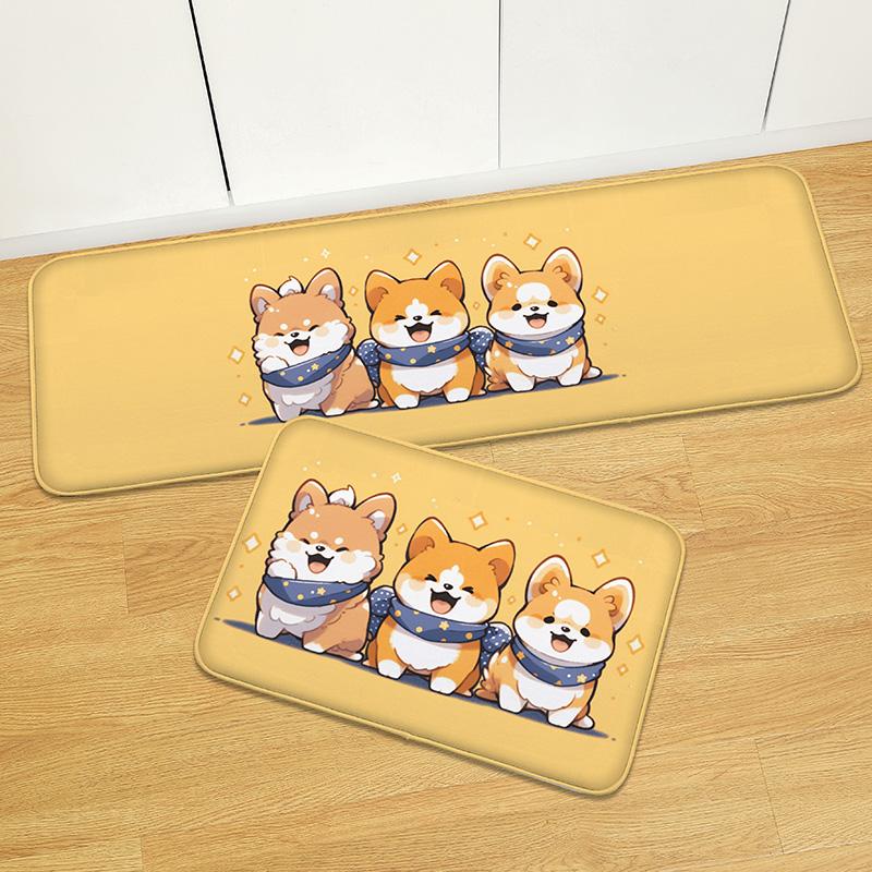 One cartoon, three puppies, kitchen floor mats, multiple options, household non-slip floor mats, decorative mats 40x60cm
One cartoon, three puppies, kitchen floor mats, multiple options, household non-slip floor mats, decorative mats 40x60cm