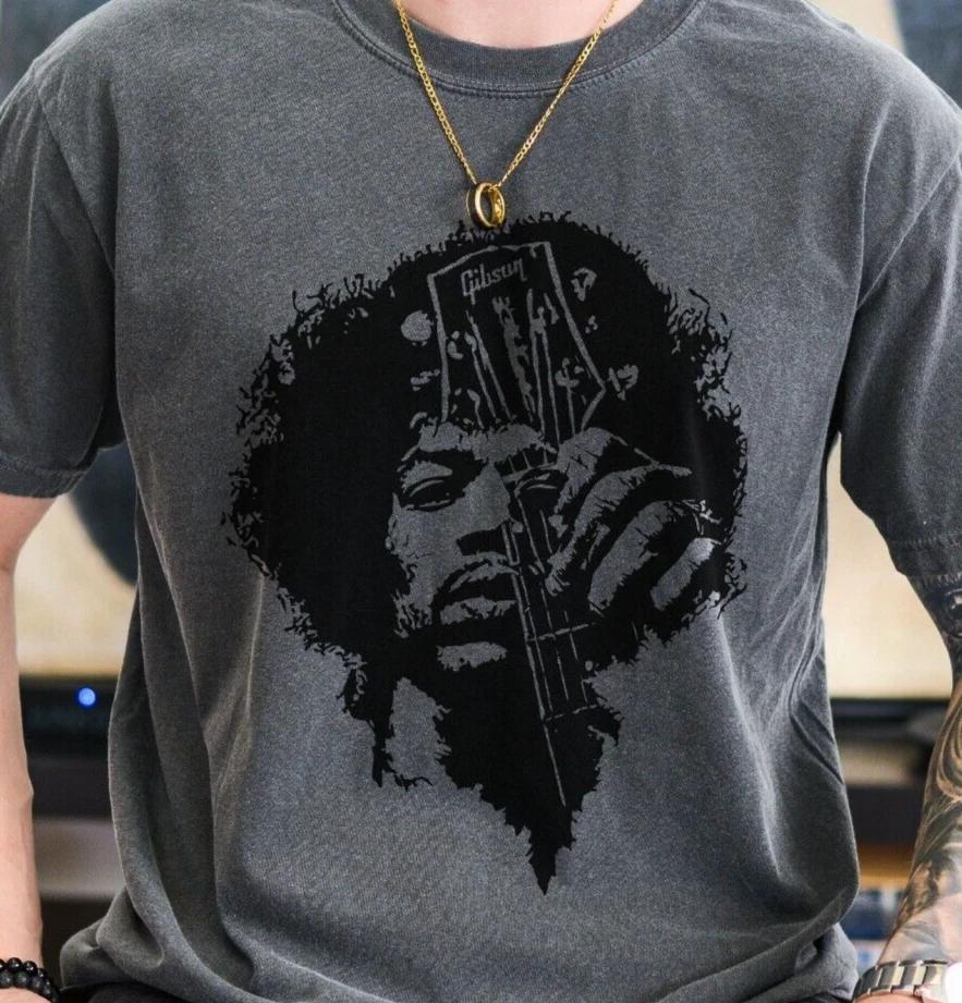 Jimi Hendrix Gibson T-Shirt on Premium Vintage Black Comfort Colors 1717 Tee 2XL
Jimi Hendrix Gibson T-Shirt on Premium Vintage Black Comfort Colors 1717 Tee 2XL