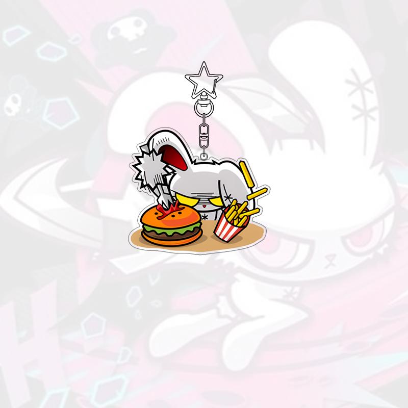 Bloody Bunny Acrylic Keychain Kawaii Short Films Anime Cartoon Figure Decor Bag Keyring Student Backpack Pendant Keyring Gift 4-5cm
Bloody Bunny Acrylic Keychain Kawaii Short Films Anime Cartoon Figure Decor Bag Keyring Student Backpack Pendant Keyring Gift 4-5cm