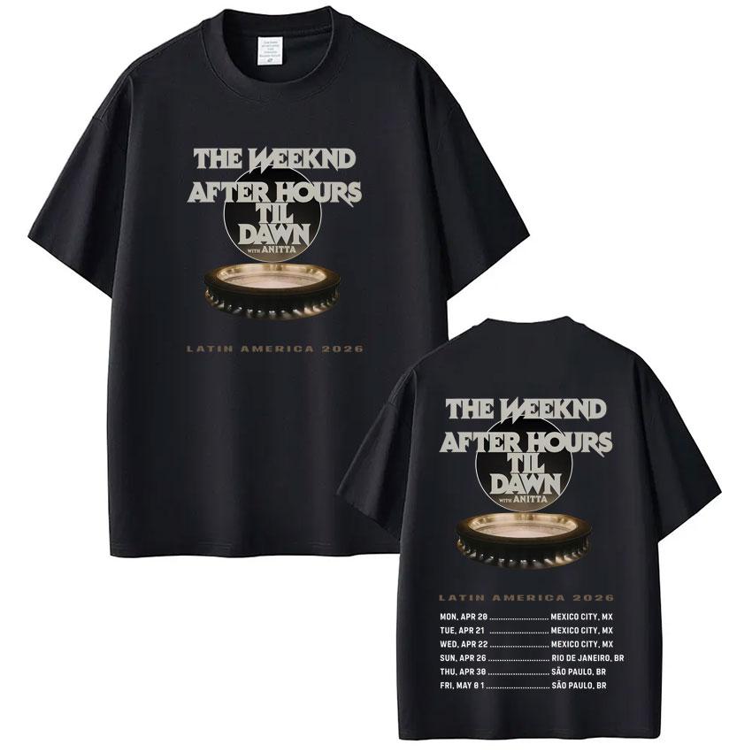 The Weeknd After Hours Til Dawn Tour 2026 Merch Tshirts Unisex Women Gothic Punk Tshirts Summer Casual Cotton Oversized T Shirts S
The Weeknd After Hours Til Dawn Tour 2026 Merch Tshirts Unisex Women Gothic Punk Tshirts Summer Casual Cotton Oversized T Shirts S