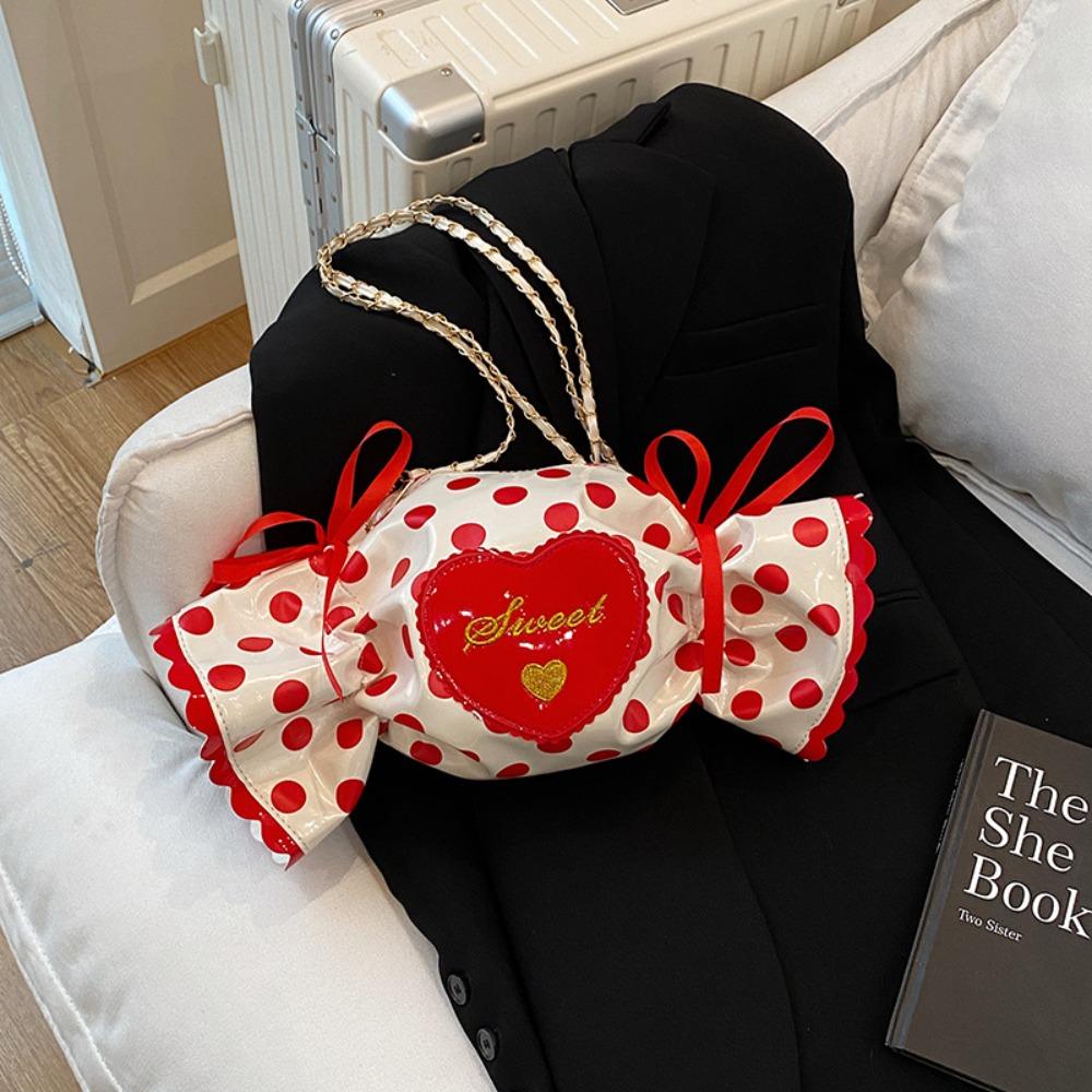 Love Heart Dot Candy Design Shoulder Bag Cute Sugar Shaped Chain Bag Anime Style розовый
Love Heart Dot Candy Design Shoulder Bag Cute Sugar Shaped Chain Bag Anime Style розовый