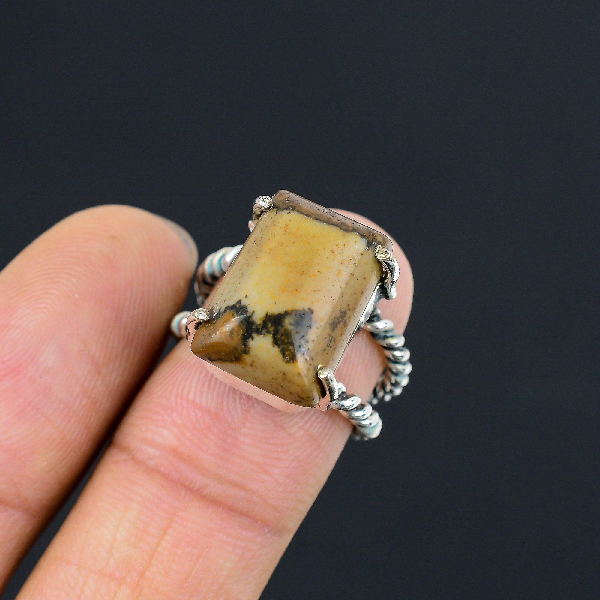 Picture Jasper Gemstone Statement Stackable Wife Ring Jewelry Size 7 925 Silver 7
Picture Jasper Gemstone Statement Stackable Wife Ring Jewelry Size 7 925 Silver 7