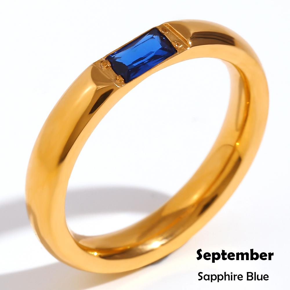 MamacitaSlay 316L Stainless Steel Zircon Birthstone Ring Party Simple Waterproof Jewelry Classic Gift Women s High Quality Ring 8&Gold-color
MamacitaSlay 316L Stainless Steel Zircon Birthstone Ring Party Simple Waterproof Jewelry Classic Gift Women s High Quality Ring 8&Gold-color