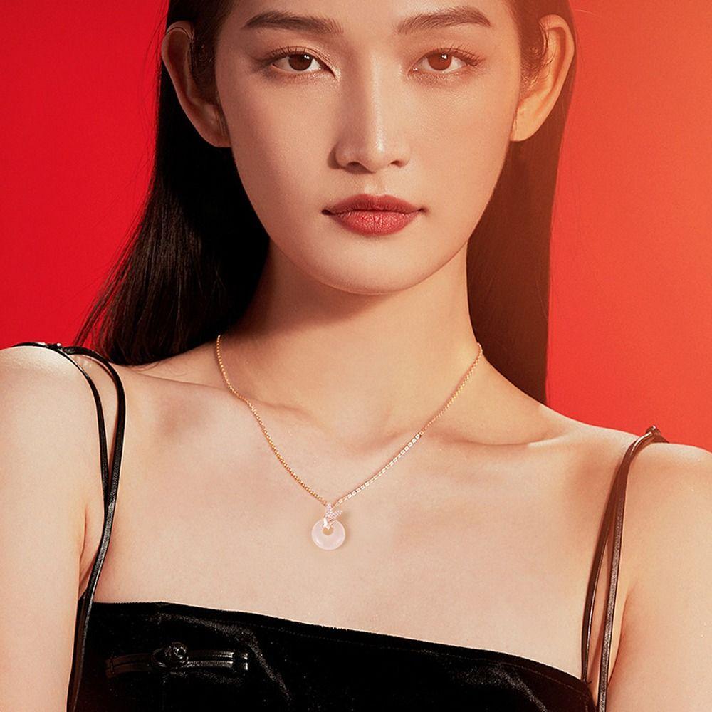 Pendant Zinc Zinc Alloy Girl Gift Women Necklace Fashion Jewelry Chinese Style Necklace Girl Clavicle Chain
Pendant Zinc Zinc Alloy Girl Gift Women Necklace Fashion Jewelry Chinese Style Necklace Girl Clavicle Chain
