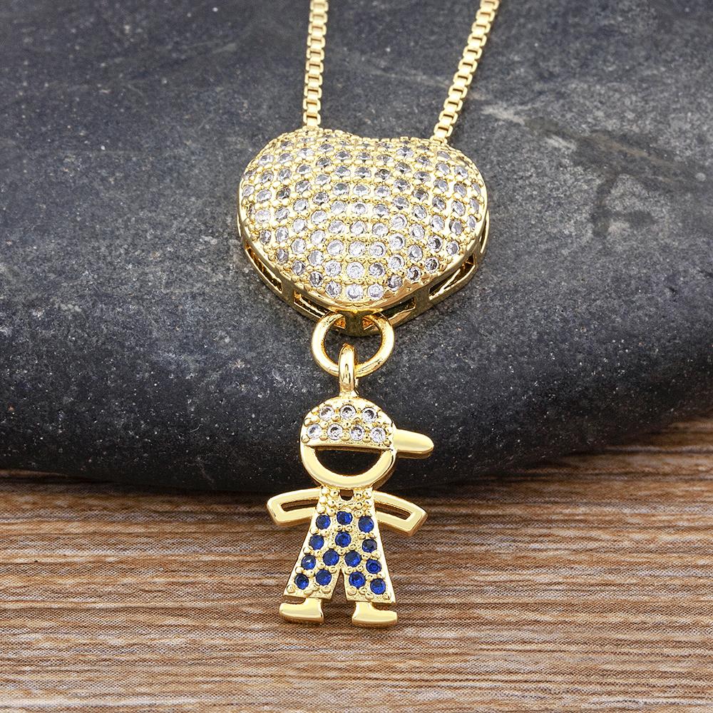 Nidin New Fashion Cute Boys And Girls Zircon Pendant Heart Shape Gold Plated Necklace Creative Jewelry Fine Party Birthday Gifts
Nidin New Fashion Cute Boys And Girls Zircon Pendant Heart Shape Gold Plated Necklace Creative Jewelry Fine Party Birthday Gifts