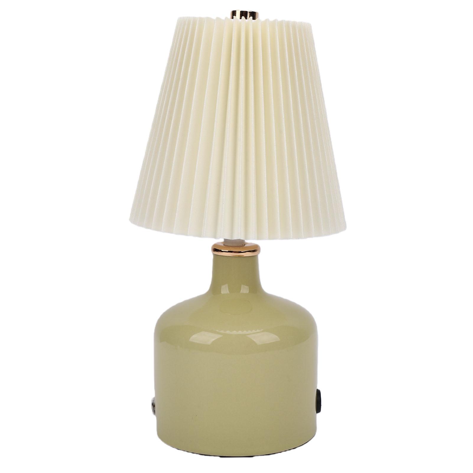 Pleated Desk Lamp Rechargeable Vintage Night Light for Bedside Table Nightstand 3 Color Temperatures
Pleated Desk Lamp Rechargeable Vintage Night Light for Bedside Table Nightstand 3 Color Temperatures