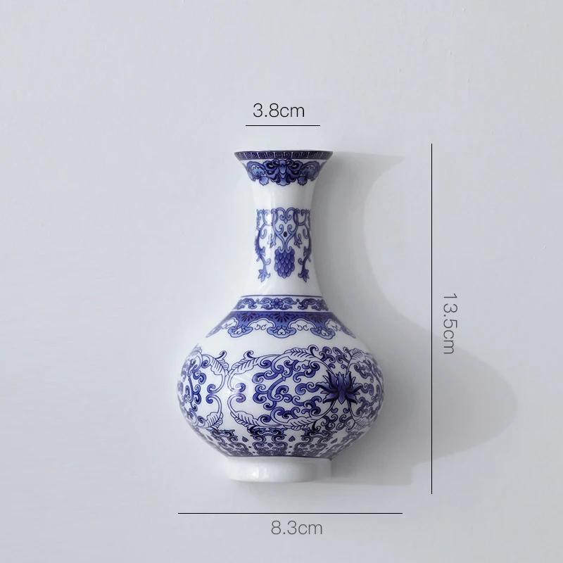 Ceramic Vase Wall Hanging Space Saving Antique Blue White Porcelain Flower Container Office Living Room Home Decor Flower Pot
Ceramic Vase Wall Hanging Space Saving Antique Blue White Porcelain Flower Container Office Living Room Home Decor Flower Pot