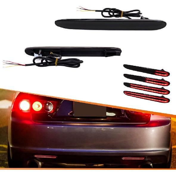 ADIIL Rear Fog Light Bumper Reflector Brake Tail Sequential Flash Singal Lights For 2004-2008 Honda Acura Accord, 2007-2008 Honda Odyssey, 2005-2006 Smoked Lens
ADIIL Rear Fog Light Bumper Reflector Brake Tail Sequential Flash Singal Lights For 2004-2008 Honda Acura Accord, 2007-2008 Honda Odyssey, 2005-2006 Smoked Lens