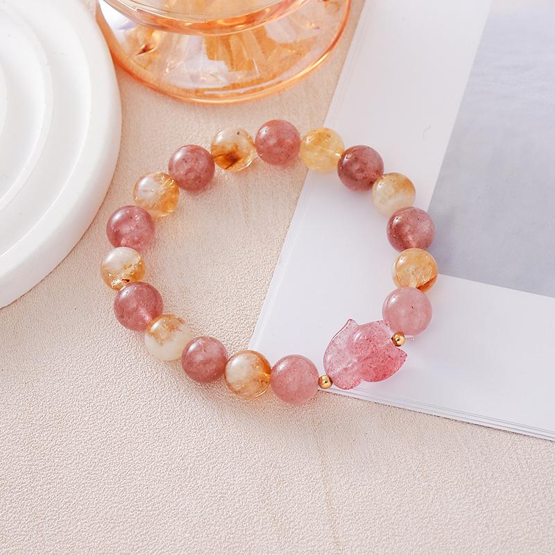 Natural amethyst bracelet female strawberry crystal bracelet. Bangles Women Fashion Jewelry accessories Gift
Natural amethyst bracelet female strawberry crystal bracelet. Bangles Women Fashion Jewelry accessories Gift