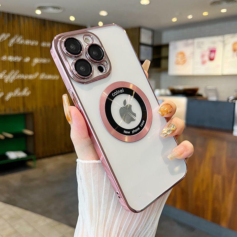 MagSafe-Compatible Magnetic Case with Electroplated Film for Apple iPhone 15 Pro Max, 14 Pro, and 12 Mini; Full Coverage with 16-Lens Protection iPhone 11
MagSafe-Compatible Magnetic Case with Electroplated Film for Apple iPhone 15 Pro Max, 14 Pro, and 12 Mini; Full Coverage with 16-Lens Protection iPhone 11