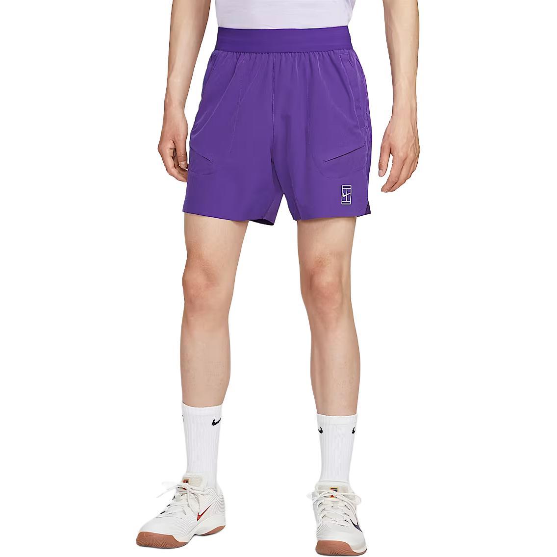 Nike Logo Breathable Tennis Shorts Men bottoms Purple FZ6914-507 S
Nike Logo Breathable Tennis Shorts Men bottoms Purple FZ6914-507 S
