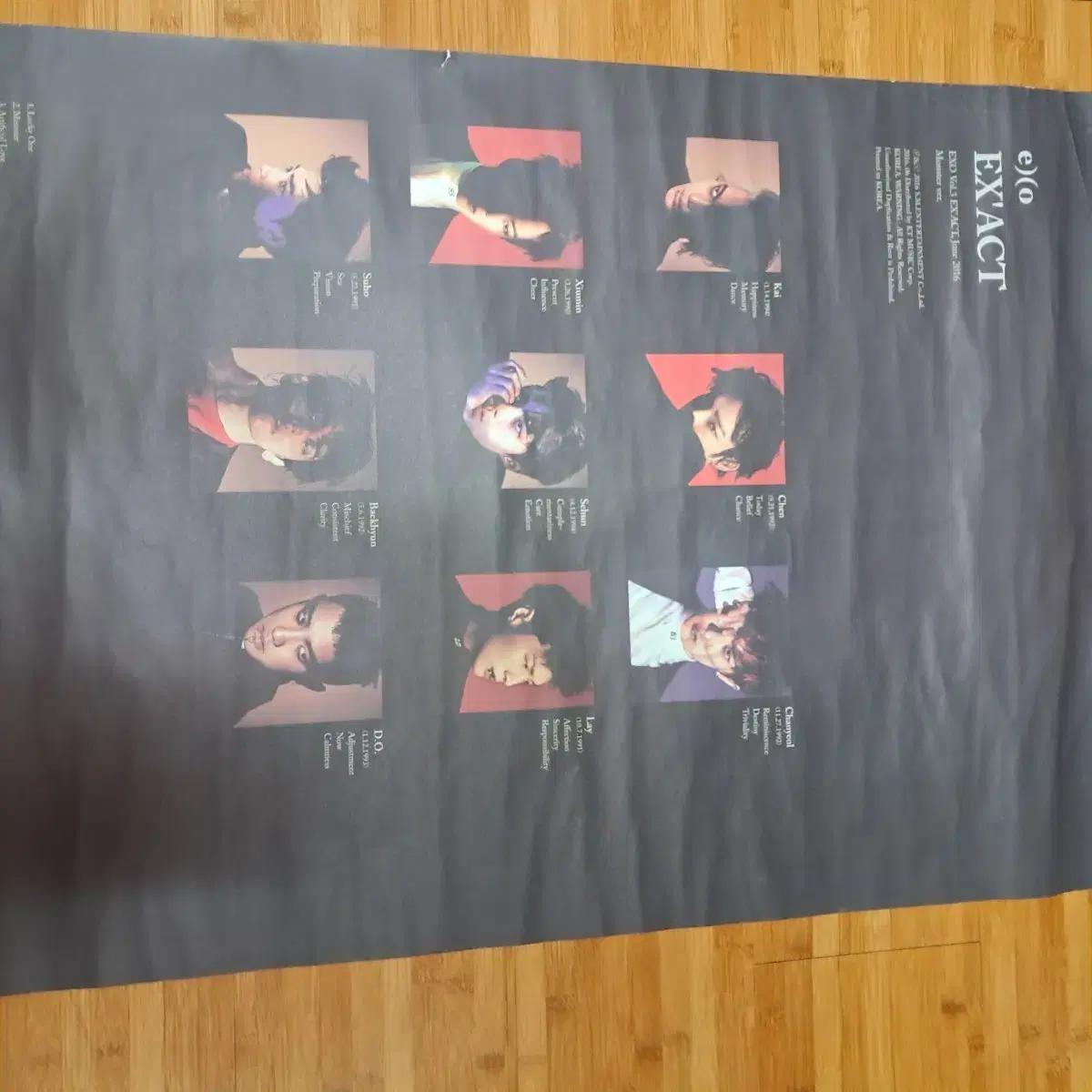 Поп-звезда Exo Новая песня Концертная промоция Большой плакат
Поп-звезда Exo Новая песня Концертная промоция Большой плакат