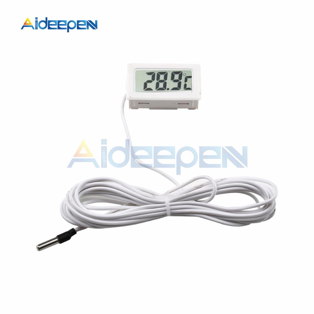 Mini Digital LCD Indoor Convenient Temperature Sensor Meter Embedded Thermometer Gauge Instruments with 5m Cable белый
Mini Digital LCD Indoor Convenient Temperature Sensor Meter Embedded Thermometer Gauge Instruments with 5m Cable белый