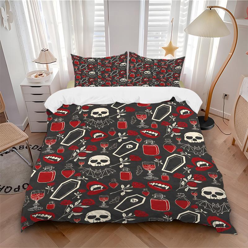 3pcs Vampire Gothic 1Cover + 2Pillowcases, PillowInserts NotIncluded, Machine Washable, All - Season Use, Suitable for Bedroom Guest Room91 135x200cm
3pcs Vampire Gothic 1Cover + 2Pillowcases, PillowInserts NotIncluded, Machine Washable, All - Season Use, Suitable for Bedroom Guest Room91 135x200cm