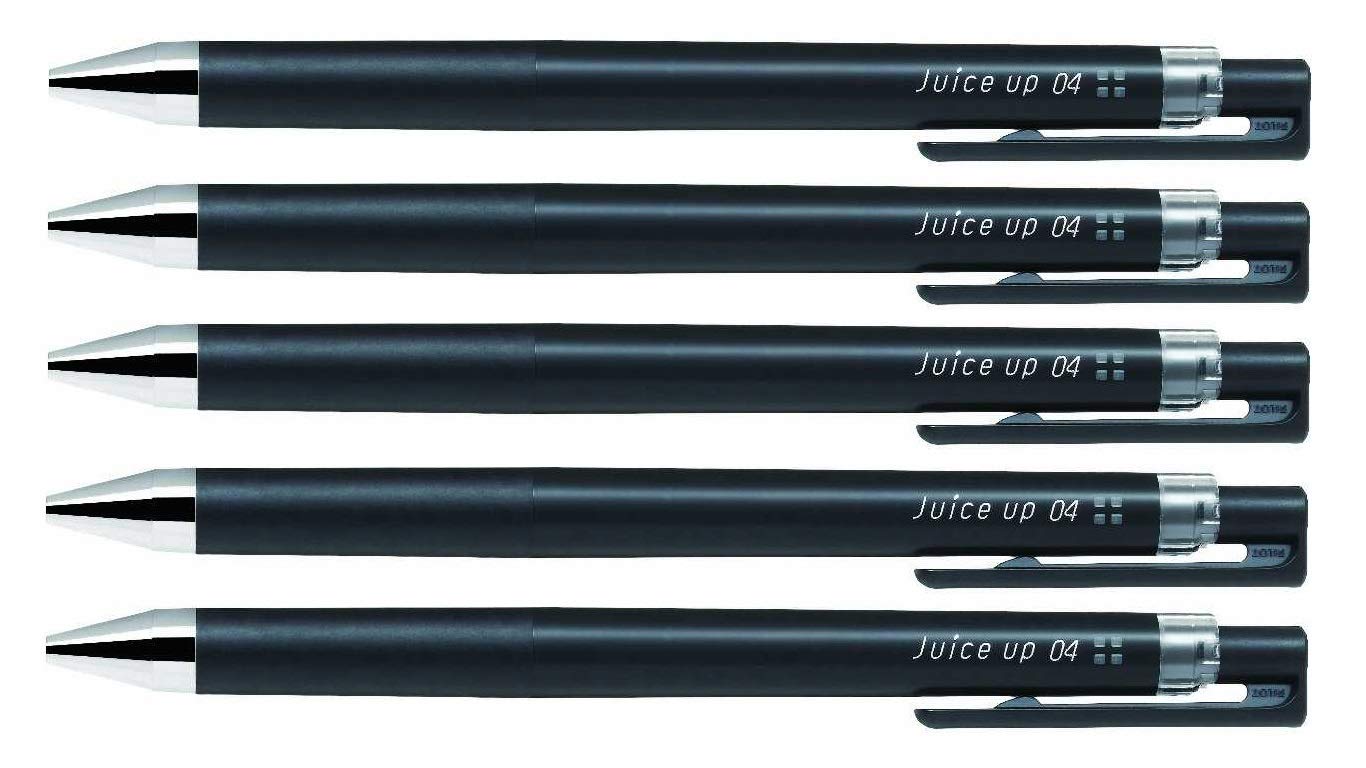 Pilot juice up 04 Retractable Gel Ink Pen, Ultra Fine Point 0.4mm, Black Ink, LJP-20S4, Value Set of 5
Pilot juice up 04 Retractable Gel Ink Pen, Ultra Fine Point 0.4mm, Black Ink, LJP-20S4, Value Set of 5
