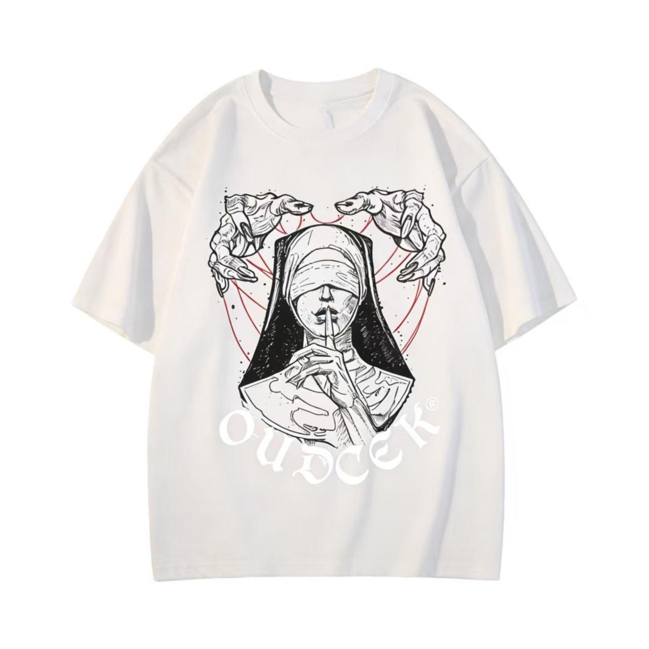 New Fashion Horror Elements Retro Dark Print High Quality Summer Unisex Fashion Loose Breathable Crew Neck Short Sleeve Top S разноцветный
New Fashion Horror Elements Retro Dark Print High Quality Summer Unisex Fashion Loose Breathable Crew Neck Short Sleeve Top S разноцветный