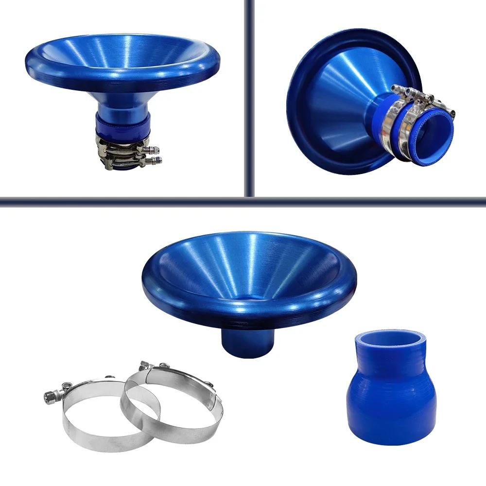 Universal Car Cold Air Compressor 2.5 Intake Inlet Velocity Stack Turbo Horn Kit With Silicone Hose and Clamp Car Accessories синій
Universal Car Cold Air Compressor 2.5 Intake Inlet Velocity Stack Turbo Horn Kit With Silicone Hose and Clamp Car Accessories синій