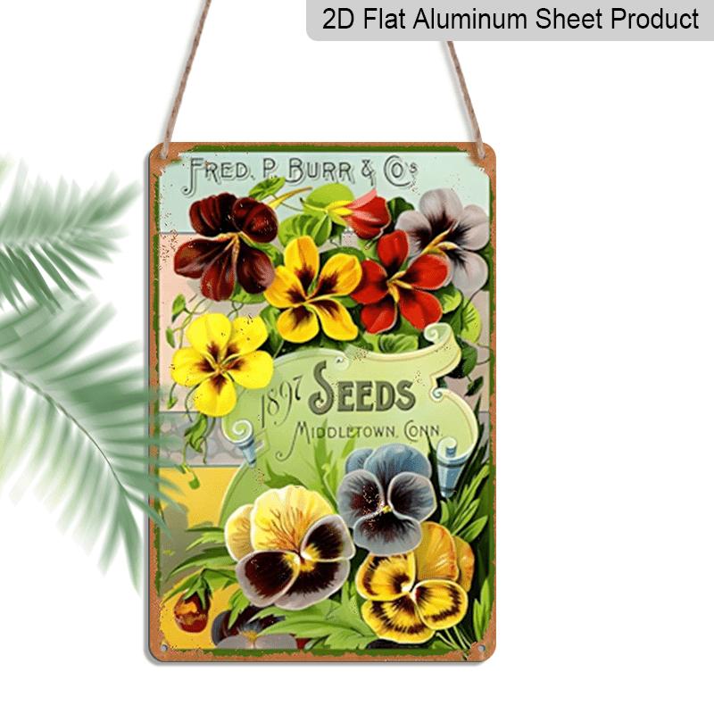 2D Flat Vintage Aluminum Sign 8x12 Inch - Retro Farmhouse Wall Art with Floral Pansy Design, Rustic Indoor/Outdoor Decor for Home Kitchen Bar Cafe 20*30cm
2D Flat Vintage Aluminum Sign 8x12 Inch - Retro Farmhouse Wall Art with Floral Pansy Design, Rustic Indoor/Outdoor Decor for Home Kitchen Bar Cafe 20*30cm