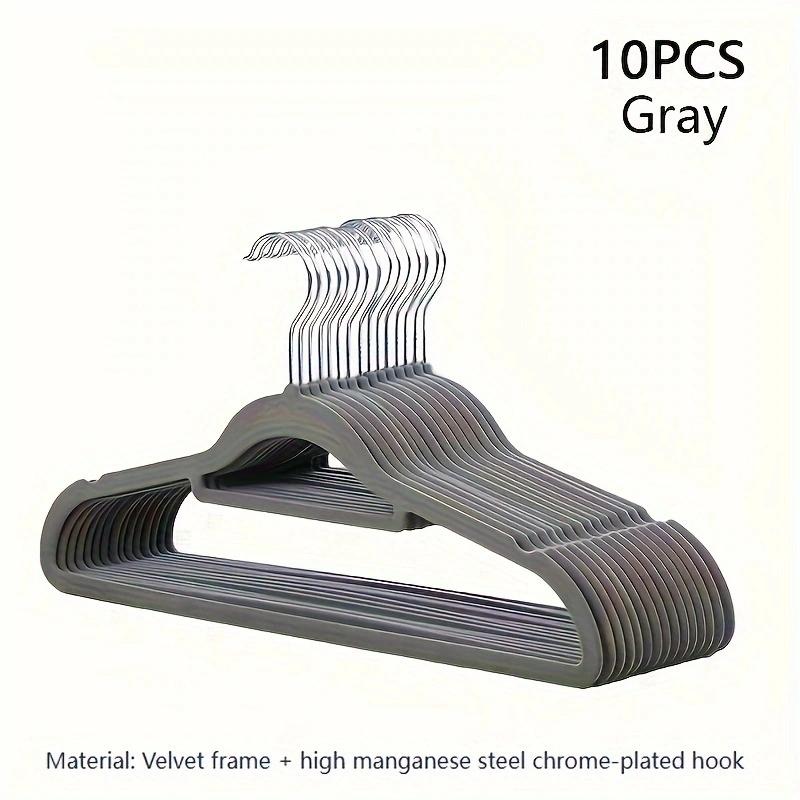 Флокированная вешалка для одежды, бытовая вешалка для взрослых, нескользящая, предотвращает скольжение плеча, угол без следов, может складываться, подвешивать вешалку серый
Флокированная вешалка для одежды, бытовая вешалка для взрослых, нескользящая, предотвращает скольжение плеча, угол без следов, может складываться, подвешивать вешалку серый