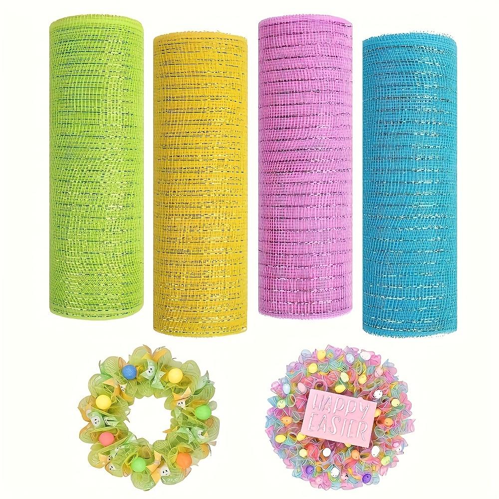 4pcs Decorative Mesh Four Color Combination Foil Mesh Tape Rolls, 10Inch Width, 30Ft 1 Roll for Wreath Making, Door Hanging Craft Supplies Party 4PCS
4pcs Decorative Mesh Four Color Combination Foil Mesh Tape Rolls, 10Inch Width, 30Ft 1 Roll for Wreath Making, Door Hanging Craft Supplies Party 4PCS