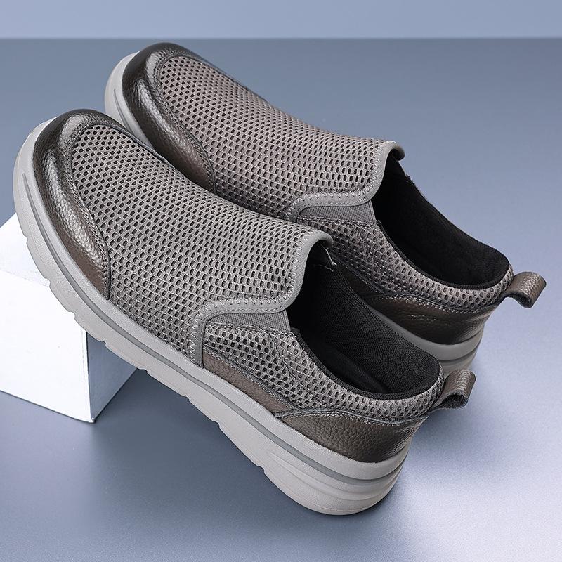 Foreign trade spring and summer mesh men s shoes simple black casual shoes light and transparent leather shoes 44 серый
Foreign trade spring and summer mesh men s shoes simple black casual shoes light and transparent leather shoes 44 серый