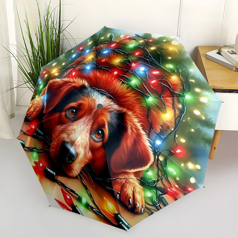 1pc Christmas Lights Dog Automatic Opening/Closing Folding Umbrella with 8 Ribs, Plastic Handle, Windproof Portable Sunshade Umbrella yy251222217
1pc Christmas Lights Dog Automatic Opening/Closing Folding Umbrella with 8 Ribs, Plastic Handle, Windproof Portable Sunshade Umbrella yy251222217