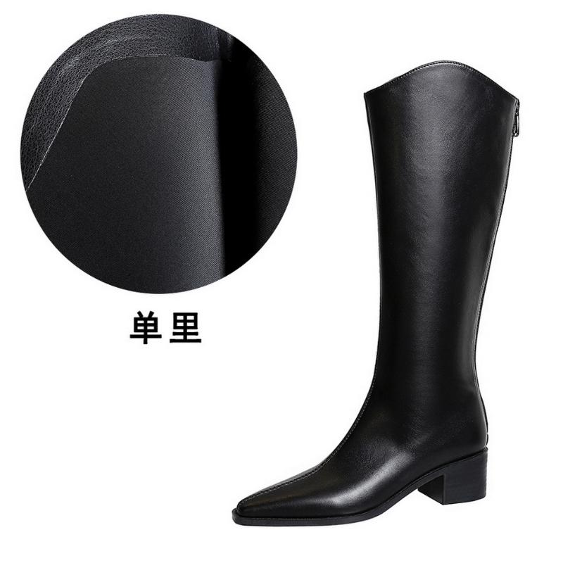 American Style Fashionable Simple High Tube Women Boots Thick Heel Mid-Heel Winter Versatile High Tube Boots Retro Knight Boots 36
American Style Fashionable Simple High Tube Women Boots Thick Heel Mid-Heel Winter Versatile High Tube Boots Retro Knight Boots 36