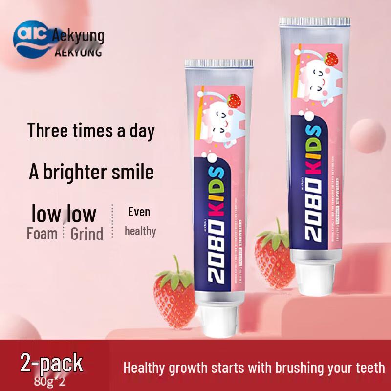 Aekyung 2080 Korean Kids Anti-Cavity Toothpaste
Aekyung 2080 Korean Kids Anti-Cavity Toothpaste