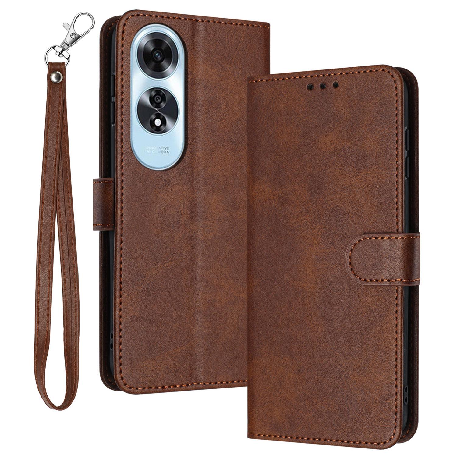 For Oppo A60 4G Cell Phone Case PU Leather Wallet Stand Flip Phone Cover Brown
For Oppo A60 4G Cell Phone Case PU Leather Wallet Stand Flip Phone Cover Brown
